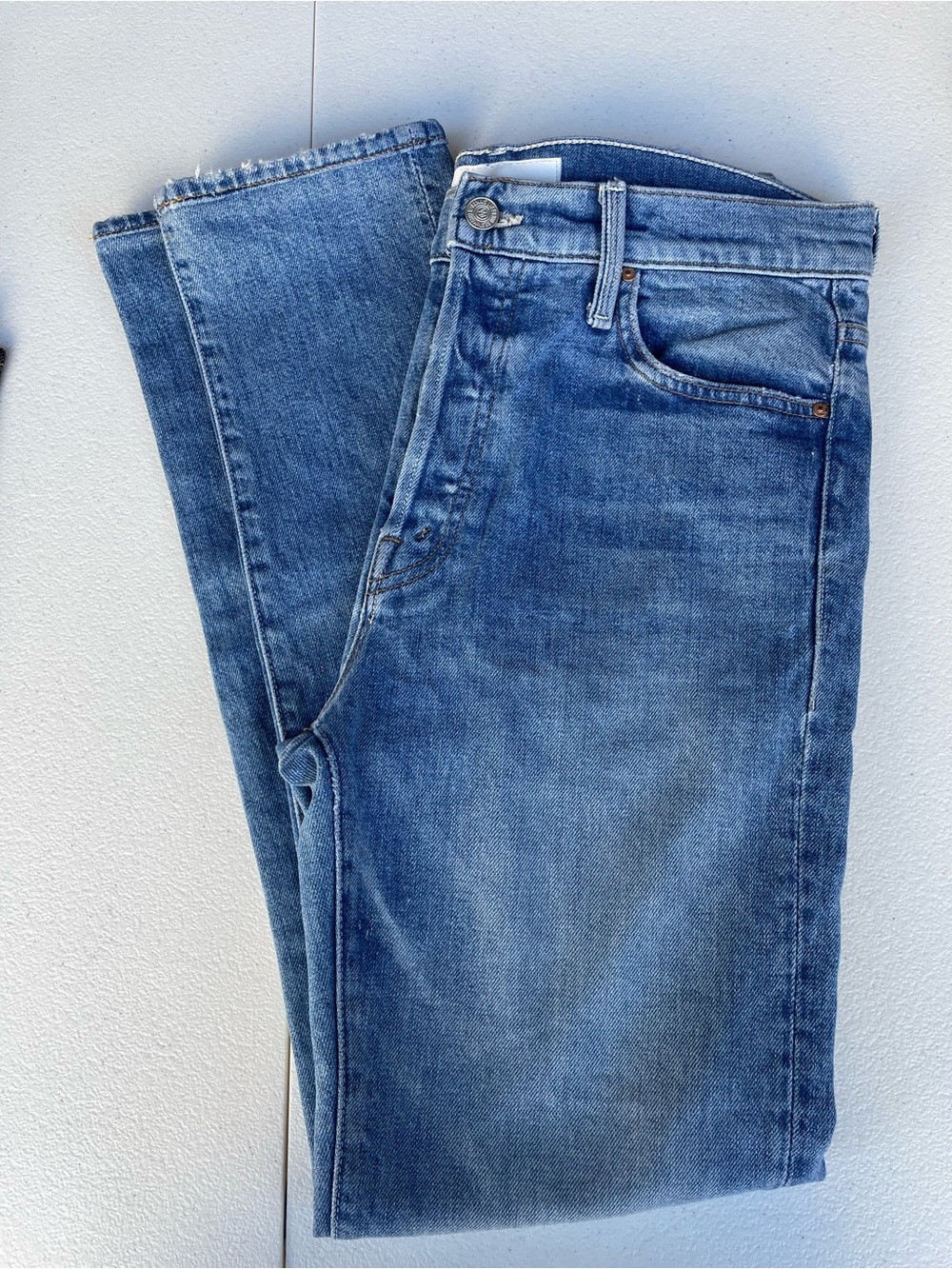 MOTHER Women's The Pick Up Skimp Jeans in My Melancholy
